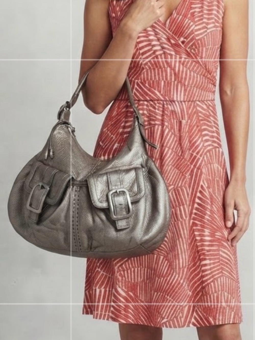 Cole Haan Leather Metallic Bag
